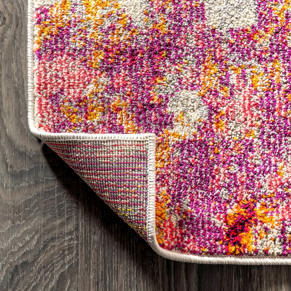 Inspired Contemporary Pop Modern Abstract Area Rug. Picture 5