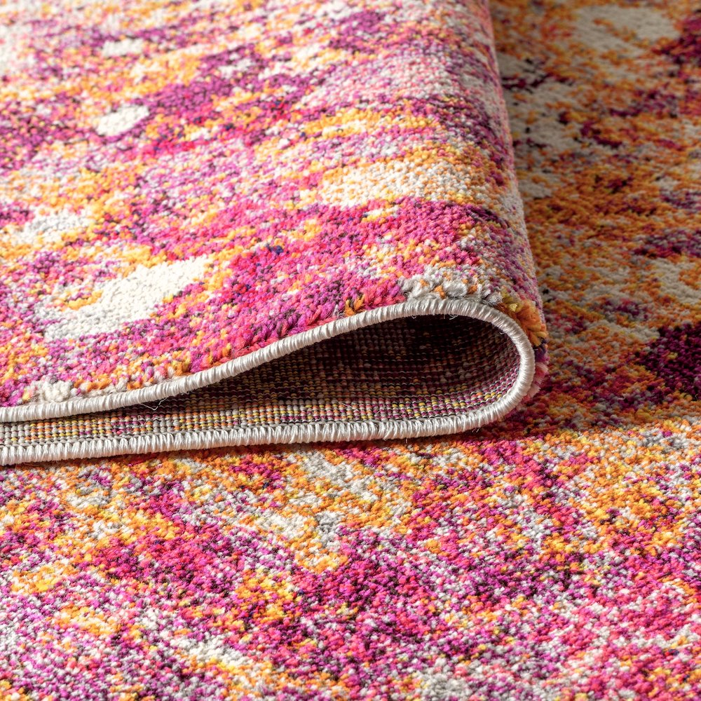 Inspired Contemporary Pop Modern Abstract Area Rug. Picture 8
