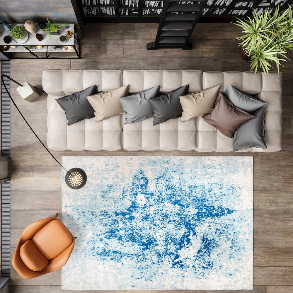 Dune Modern Abstract Area Rug. Picture 5