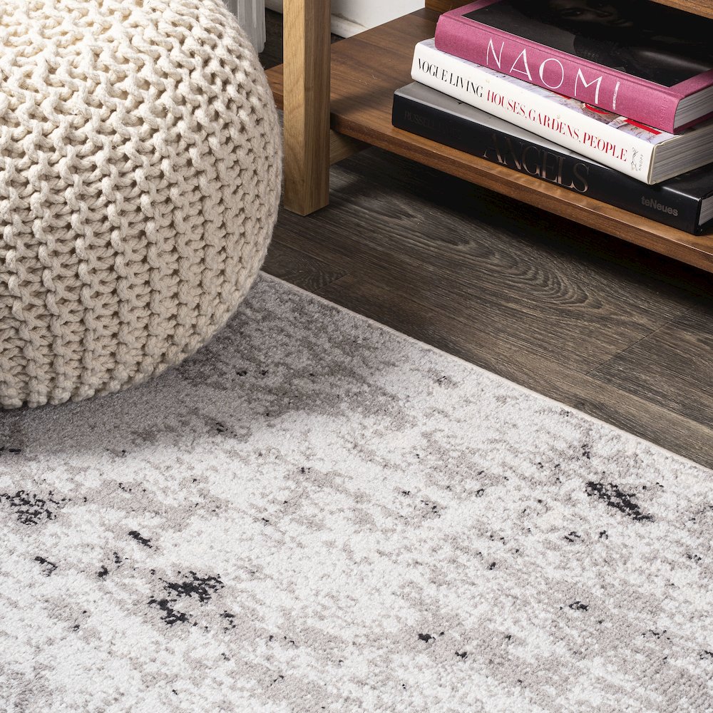 Storm Modern Abstract Area Rug. Picture 8
