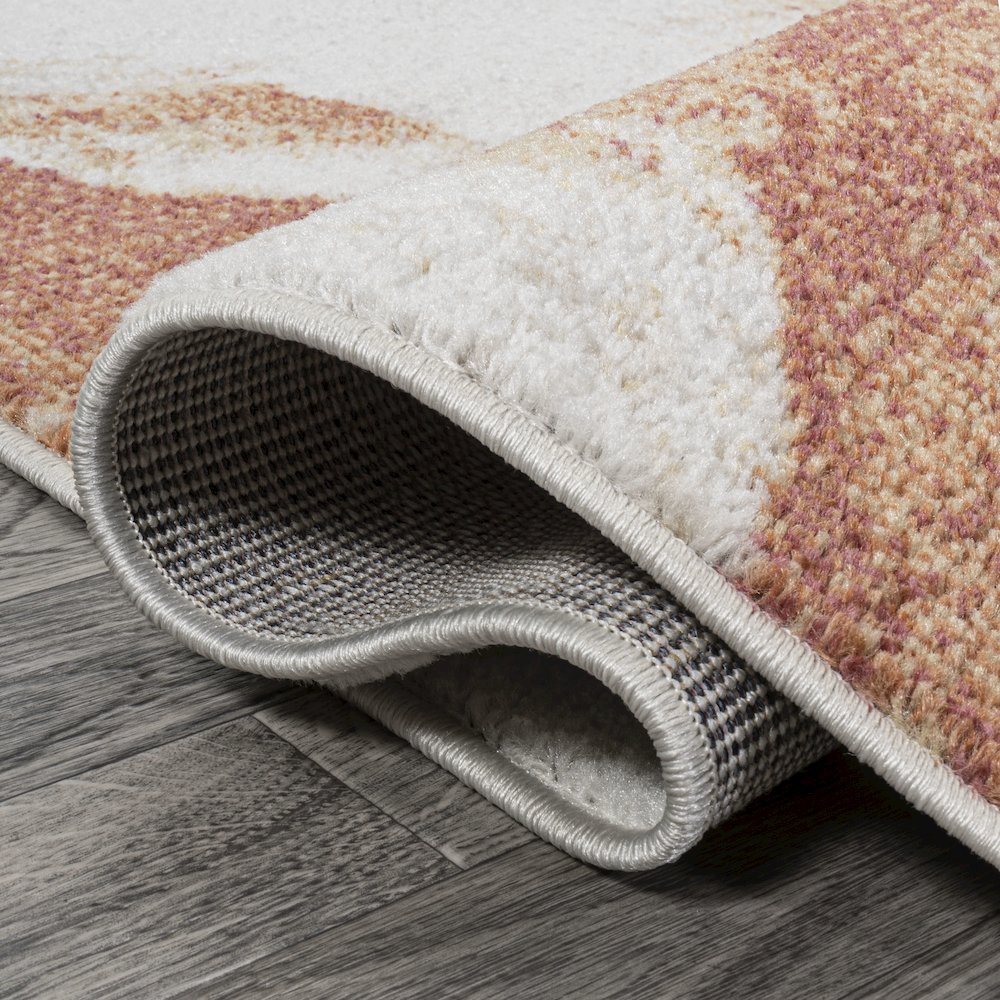 Petalo Abstract Two Tone Modern Area Rug. Picture 9