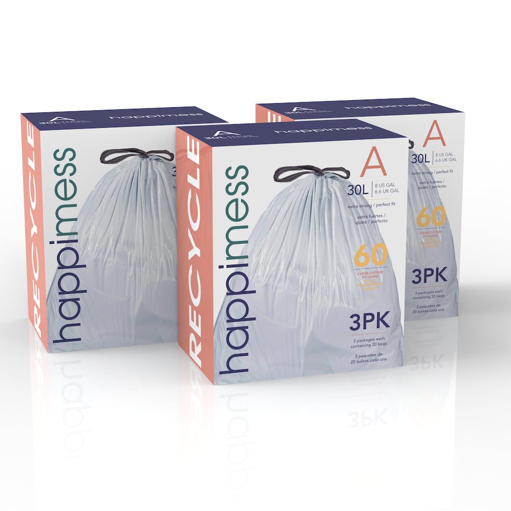 Happimess Drawstring Trash Can Liner. Picture 8