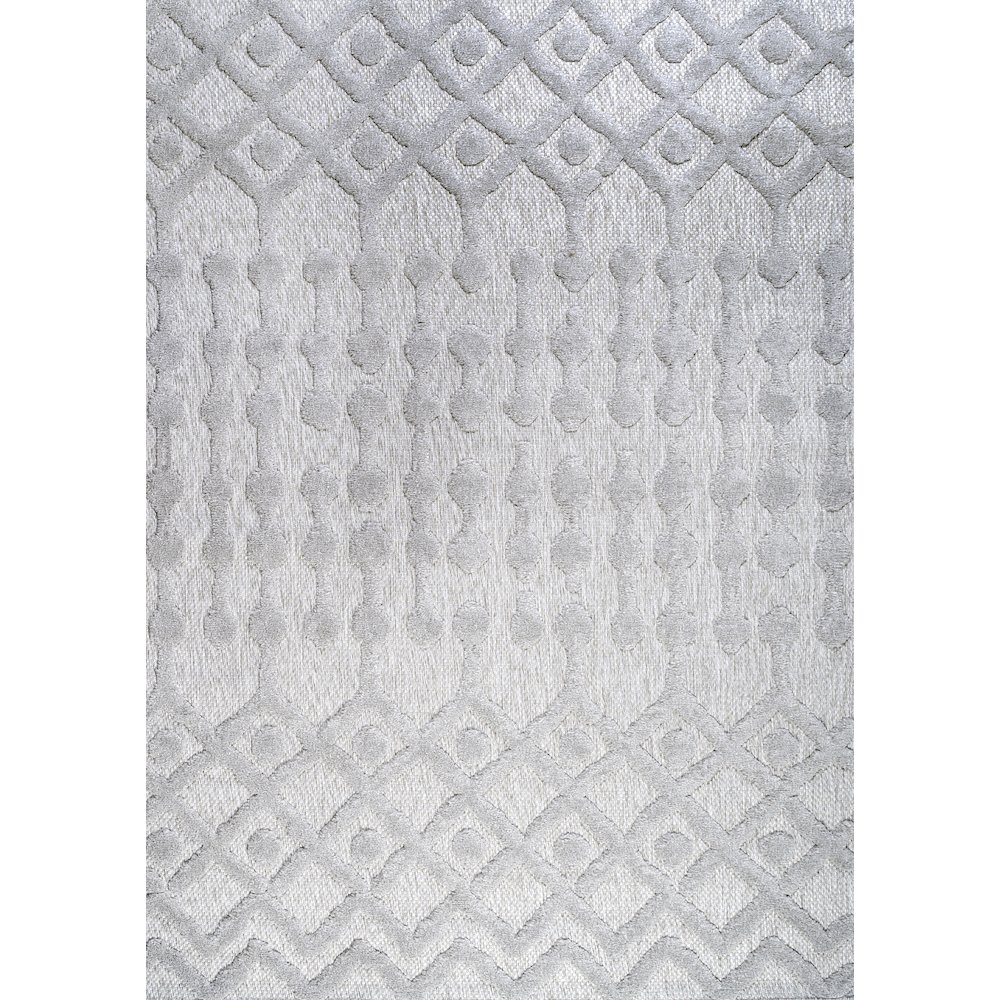 Peralta Moroccan Diamond Indoor/Outdoor Area Rug. Picture 1