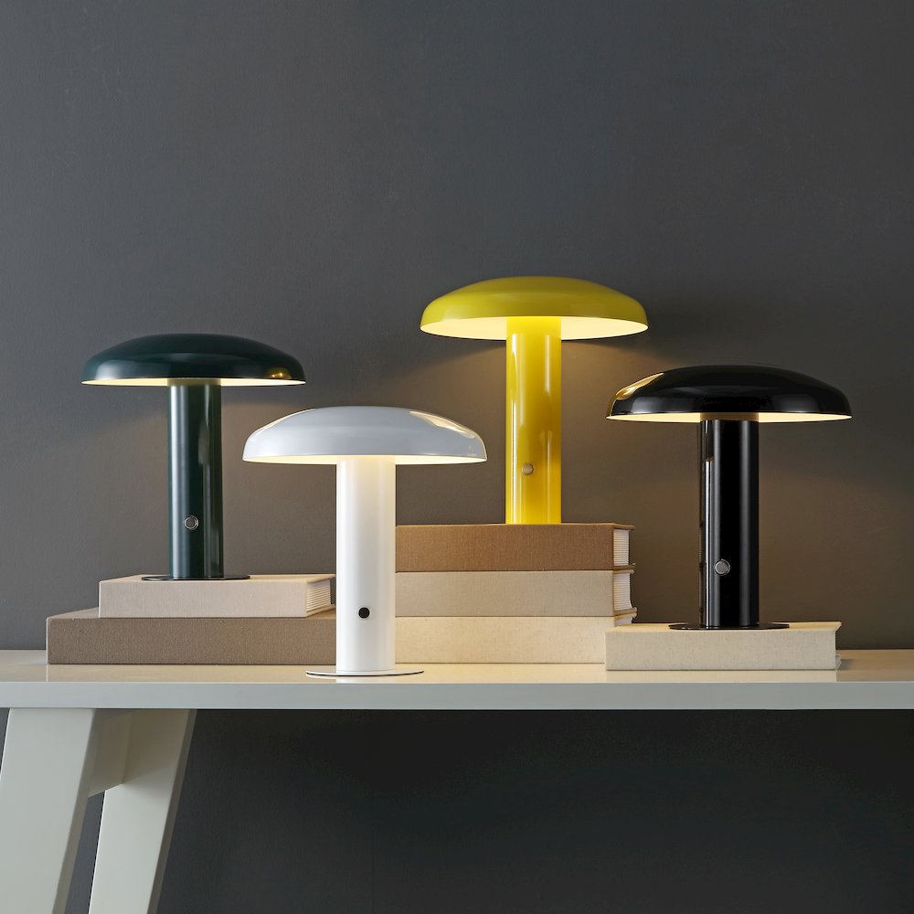 Bohemian Rechargeablecordless Iron Integrated Led Mushroom Table Lamp. Picture 5