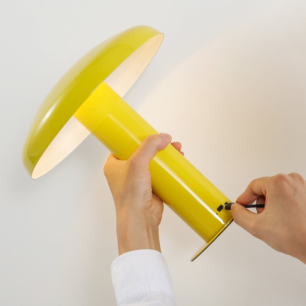 Bohemian Rechargeablecordless Iron Integrated Led Mushroom Table Lamp. Picture 4