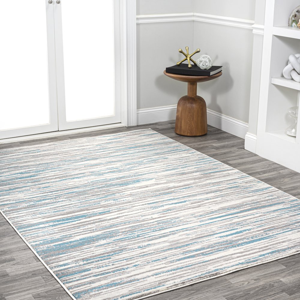 Speer Abstract Linear Stripe Area Rug. Picture 5