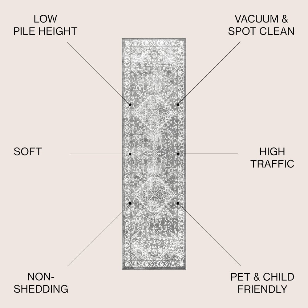 Modern Persian Vintage Medallion Runner Rug. Picture 1