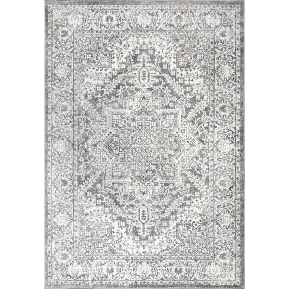 Modern Persian Vintage Medallion Area Rug. Picture 1