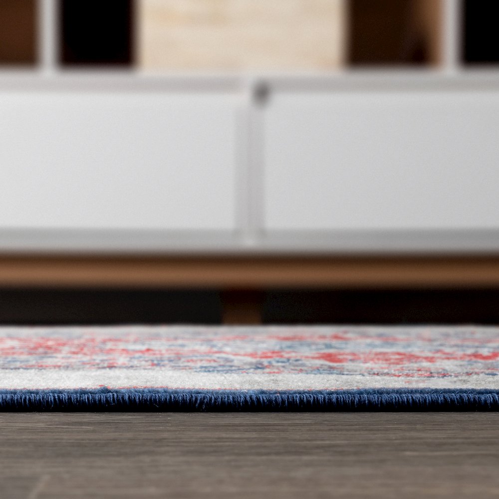 Modern Persian Vintage Moroccan Medallion Area Rug. Picture 8