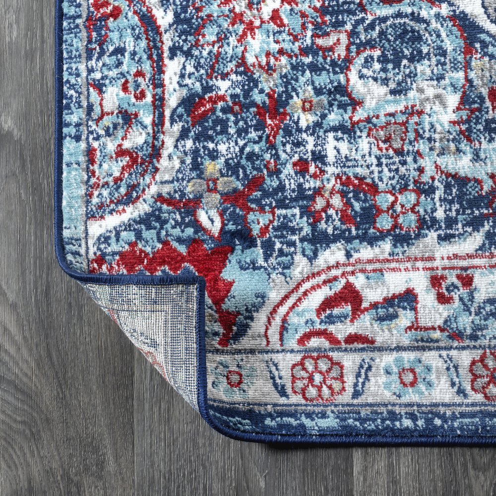 Friv Modern Persian Vintage Medallion Area Rug. Picture 4