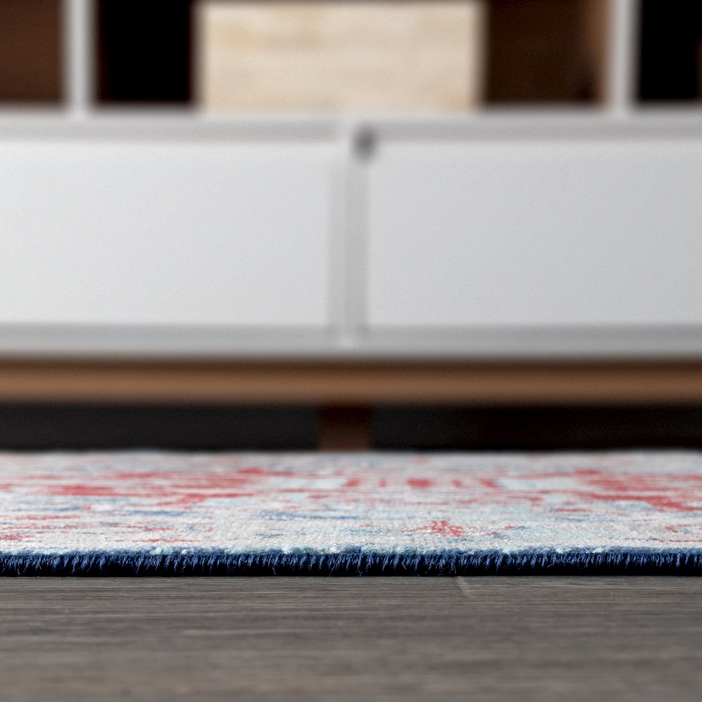 Friv Modern Persian Vintage Medallion Area Rug. Picture 8