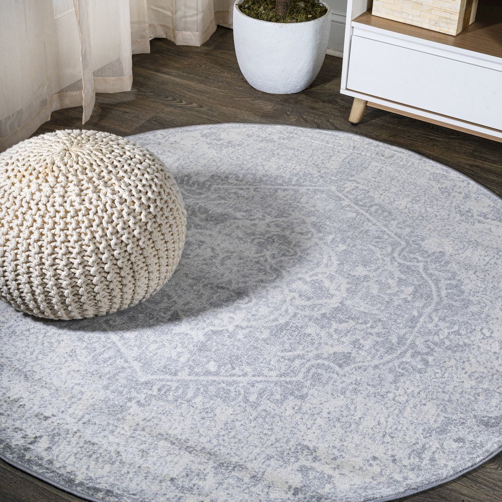 Edison Modern Persian Vintage Medallion Area Rug. Picture 2