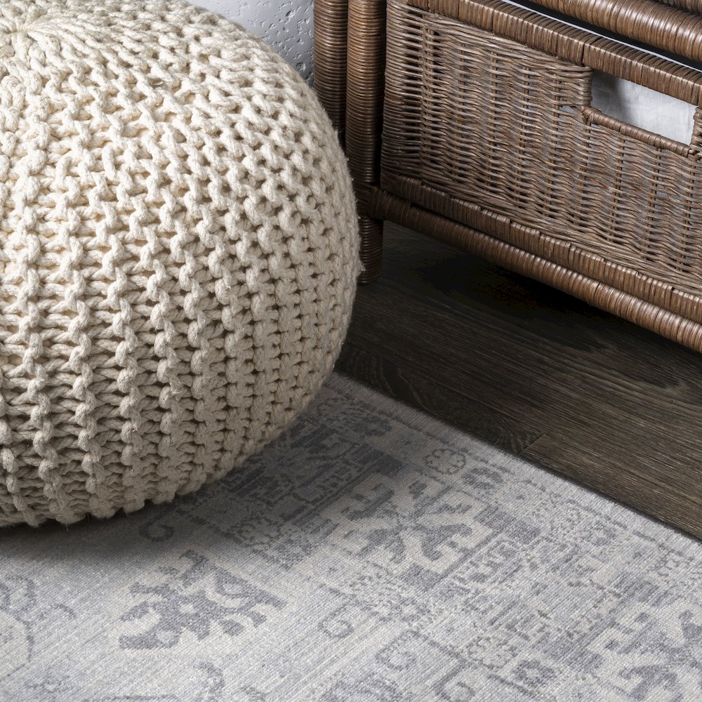 Kasbah Modern Persian Vintage Medallion Area Rug. Picture 5