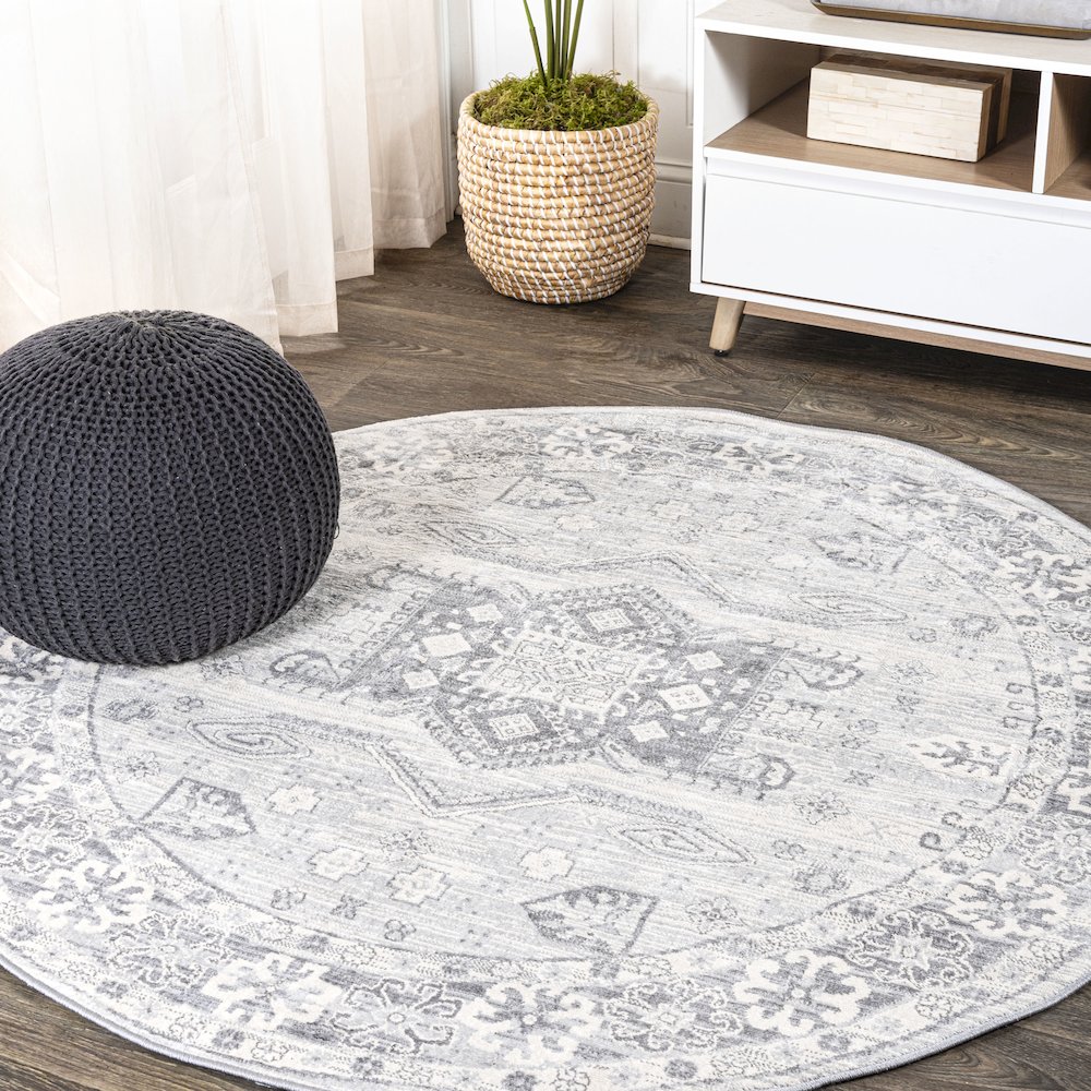 Kasbah Modern Persian Vintage Medallion Area Rug. Picture 2