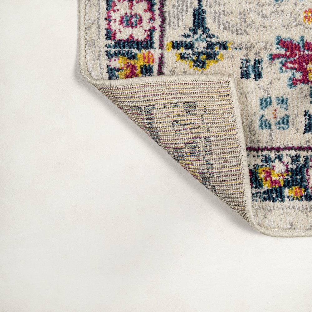 Alfombra Modern Persian Boho Floral Area Rug. Picture 6
