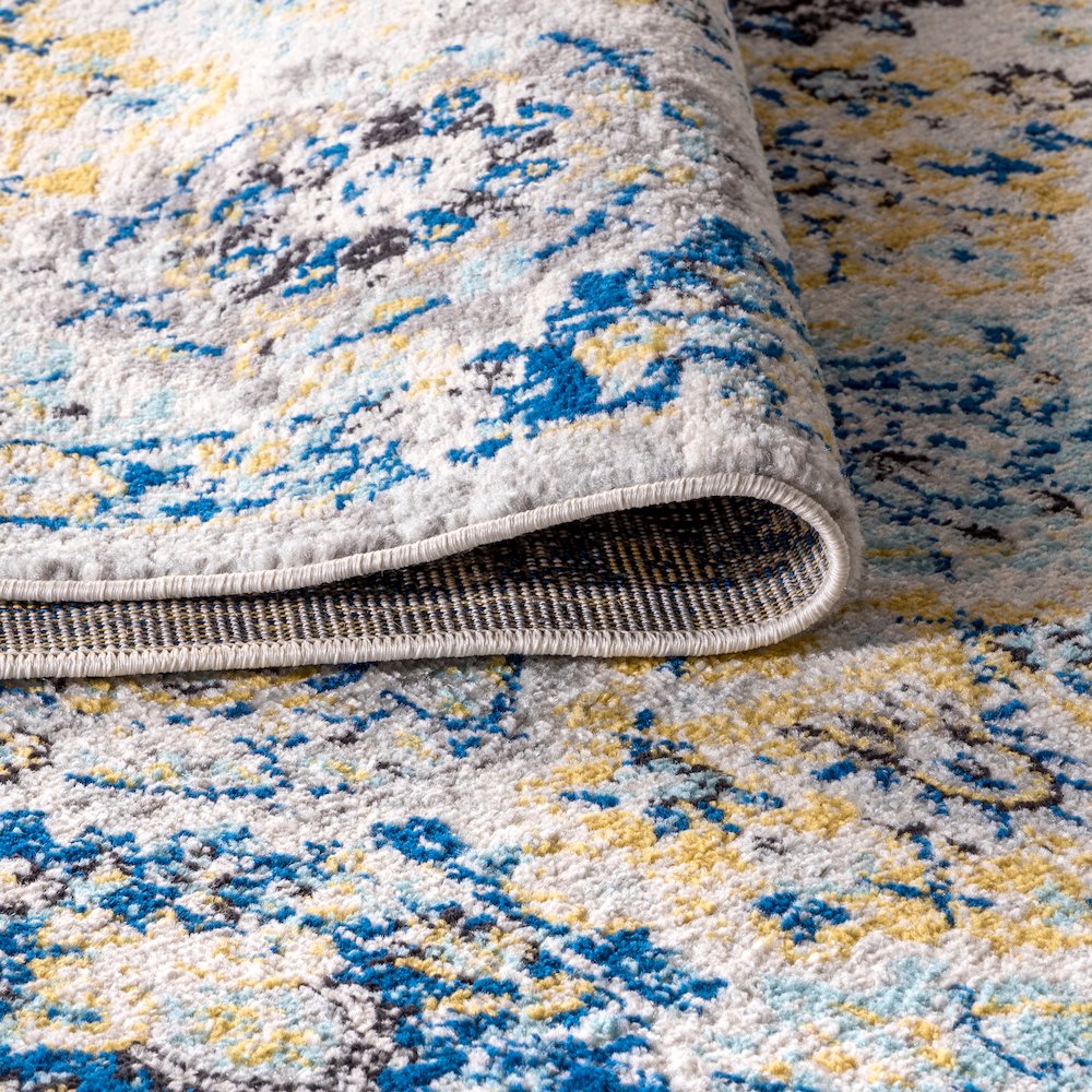 Modern Persian Boho Vintage Trellis Area Rug. Picture 8