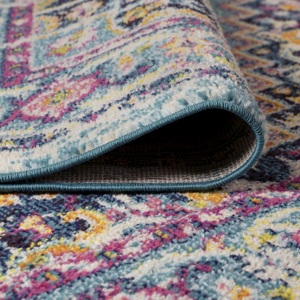 Brooklyn Geometric Medallion Area Rug. Picture 8