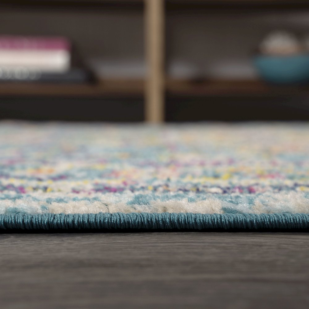 Brooklyn Geometric Medallion Area Rug. Picture 9