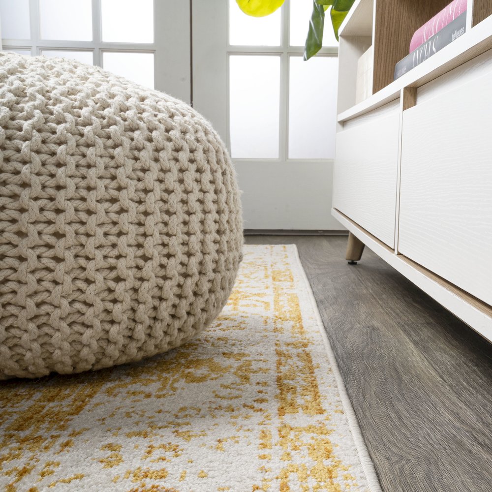 Audrey Bohemian Ornate Medallion Area Rug. Picture 9