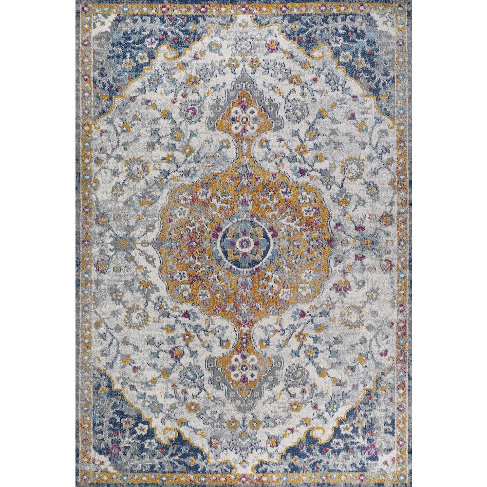 Lorena Ornate Boho Medallion Area Rug. Picture 1