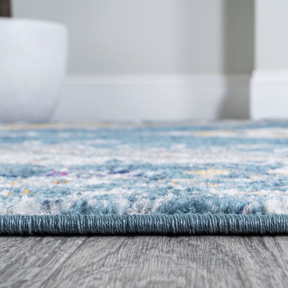 Zelda Bohemian Cottage Medallion Area Rug. Picture 10