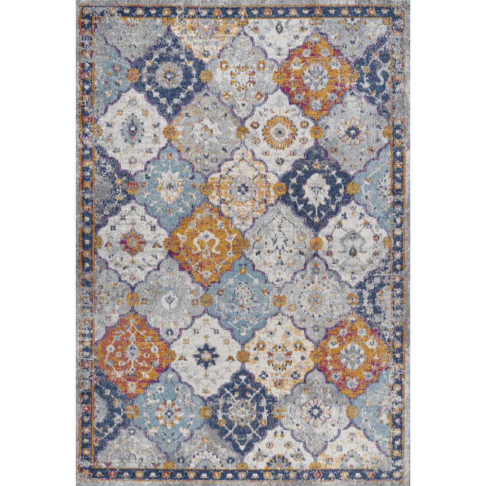 Kirman Bohemian Medallion Area Rug. Picture 1