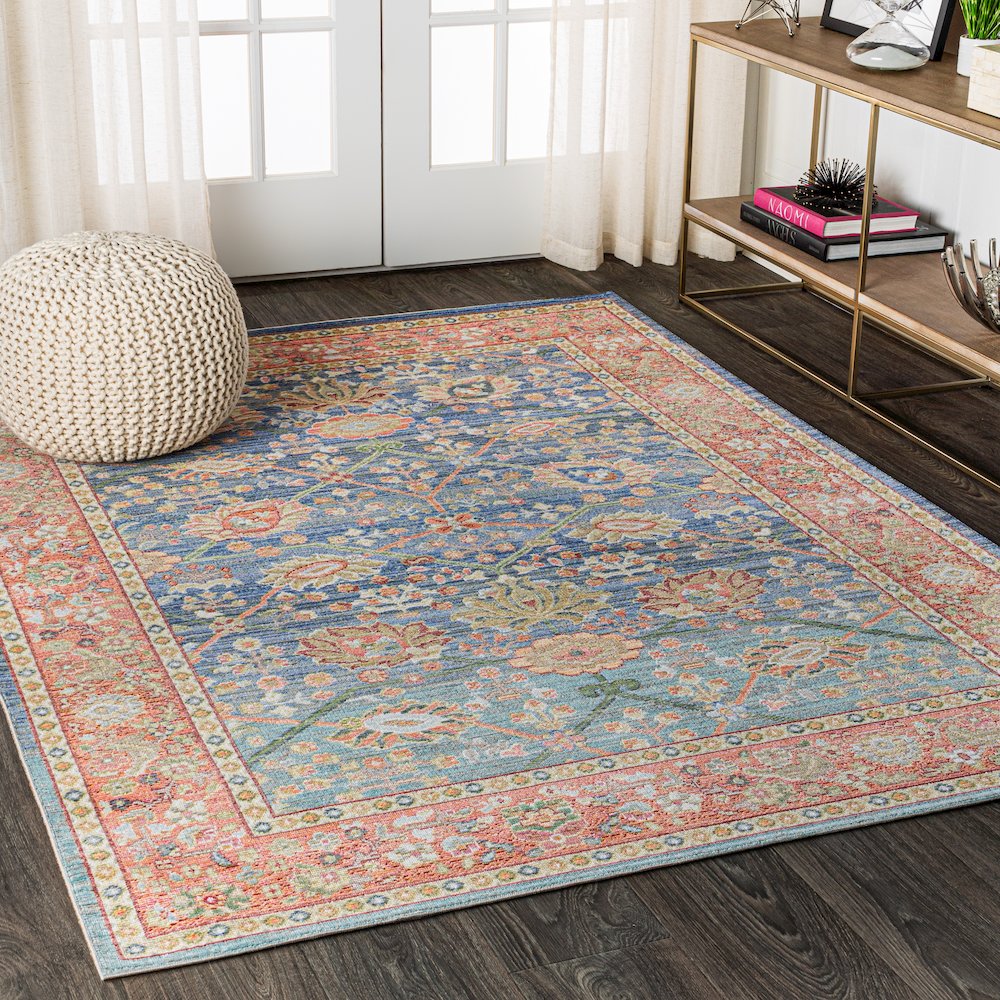 Alba Modern Faded Peshawar Area Rug. Picture 3