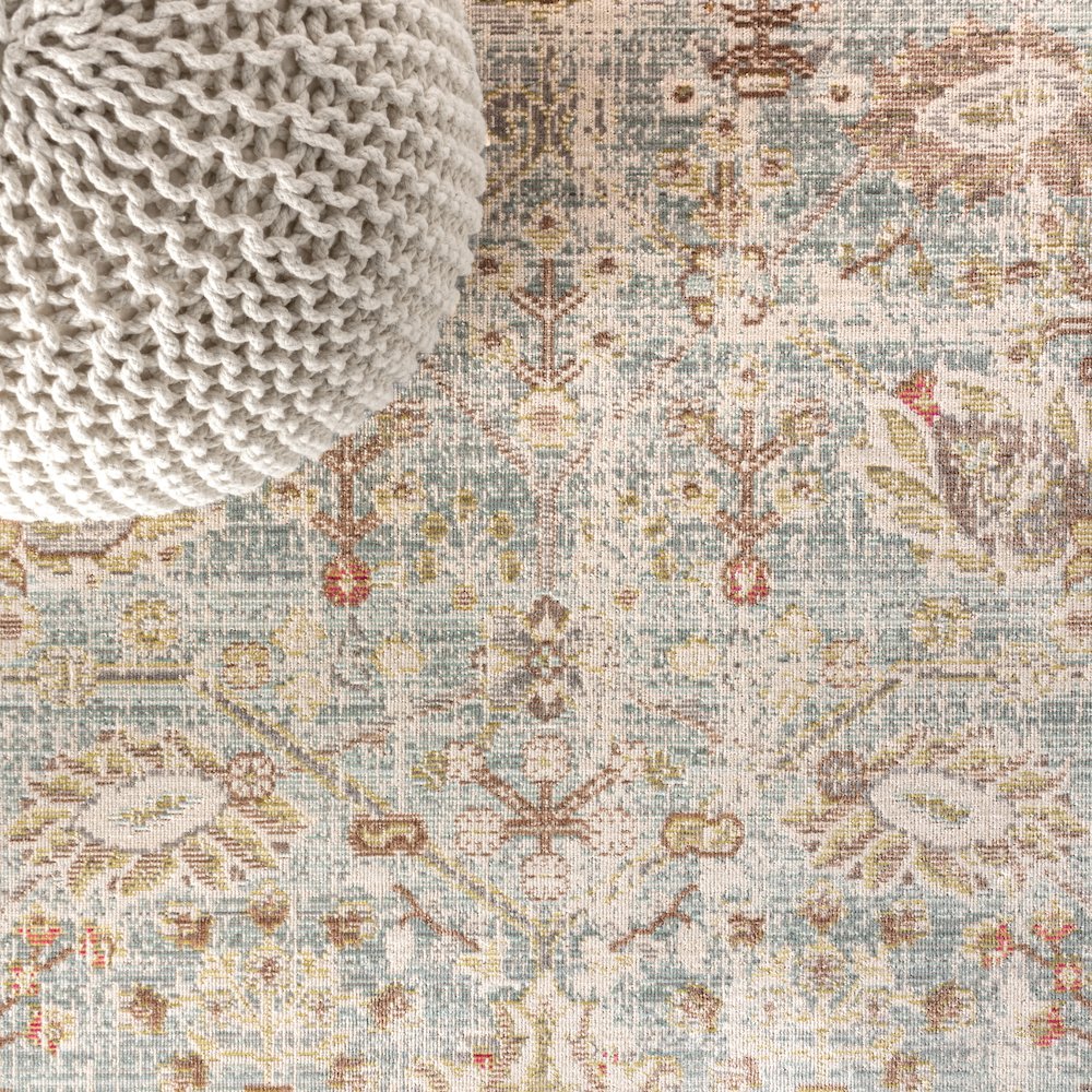 Alba Modern Faded Peshawar Area Rug. Picture 6