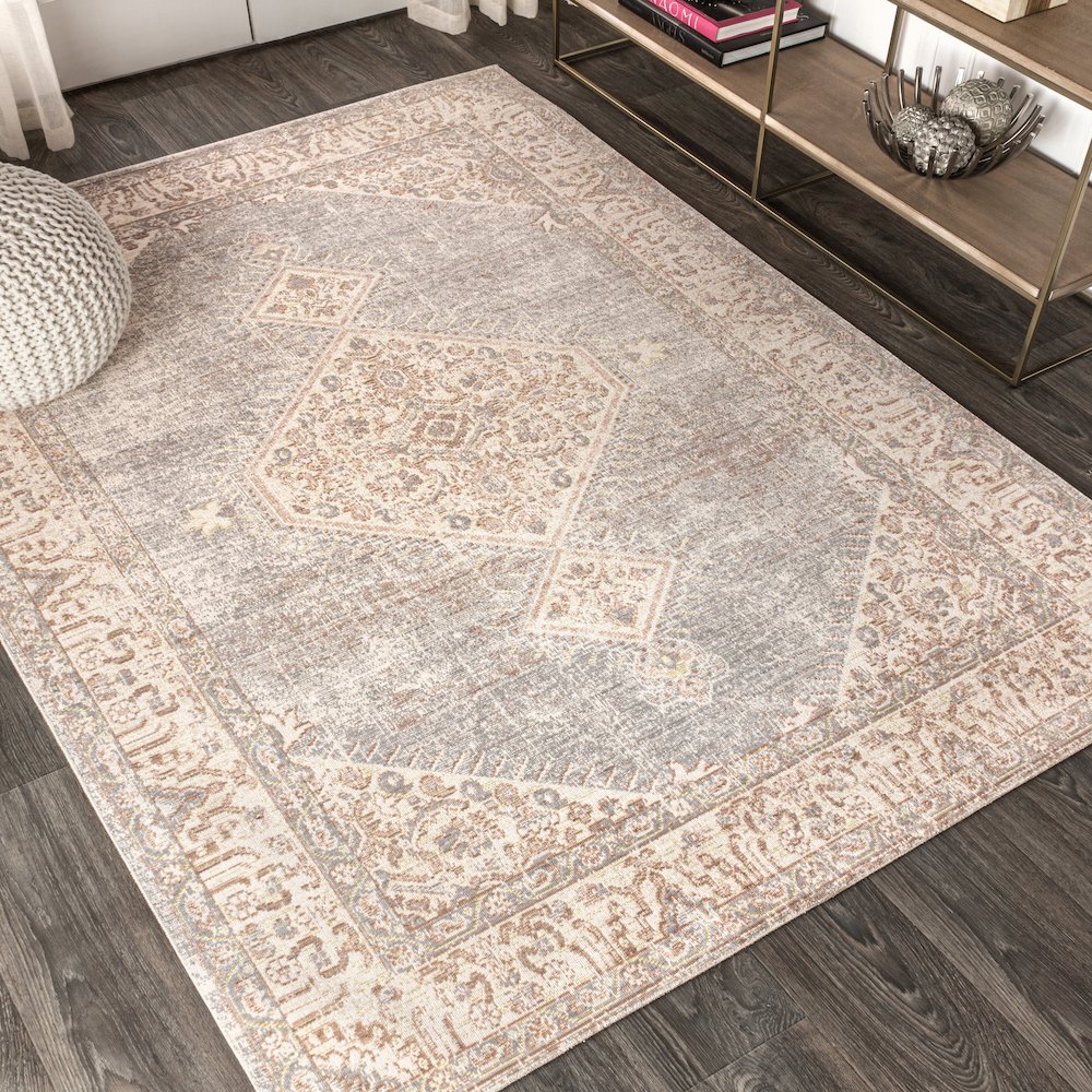 Lila Modern Tribal Medallion Area Rug. Picture 2