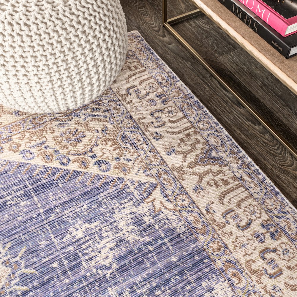 Lila Modern Tribal Medallion Area Rug. Picture 7