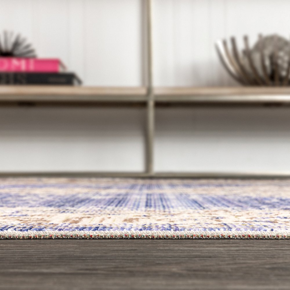 Lila Modern Tribal Medallion Area Rug. Picture 9
