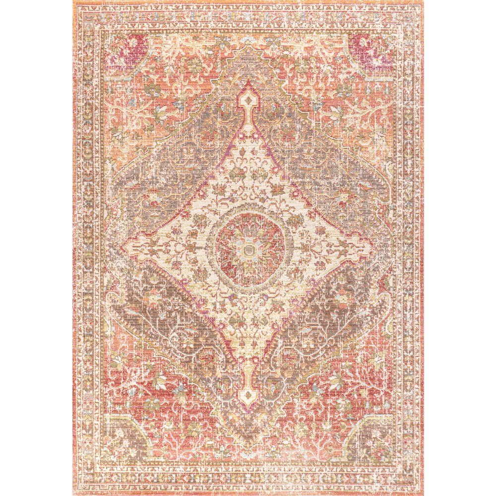 Petras Modern Ornate Medallion Area Rug. Picture 1