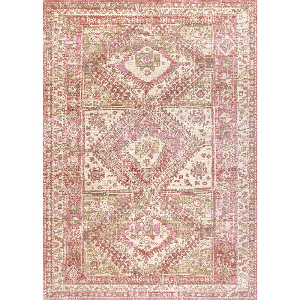 Darija Ornate Geometric Medallion Area Rug. Picture 1