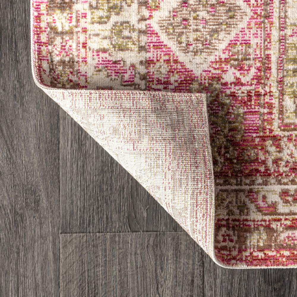 Darija Ornate Geometric Medallion Area Rug. Picture 5
