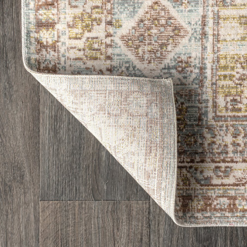 Darija Ornate Geometric Medallion Area Rug. Picture 5