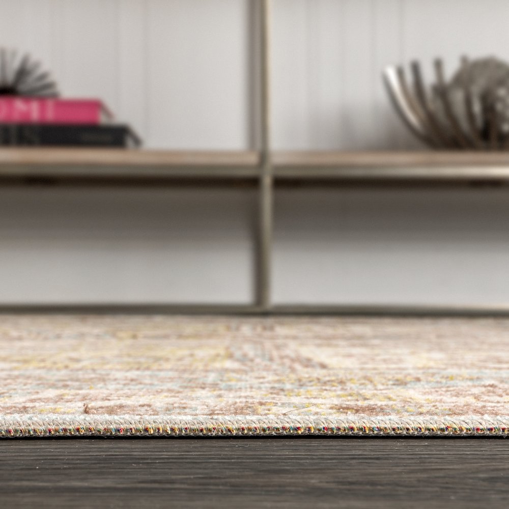 Darija Ornate Geometric Medallion Area Rug. Picture 9