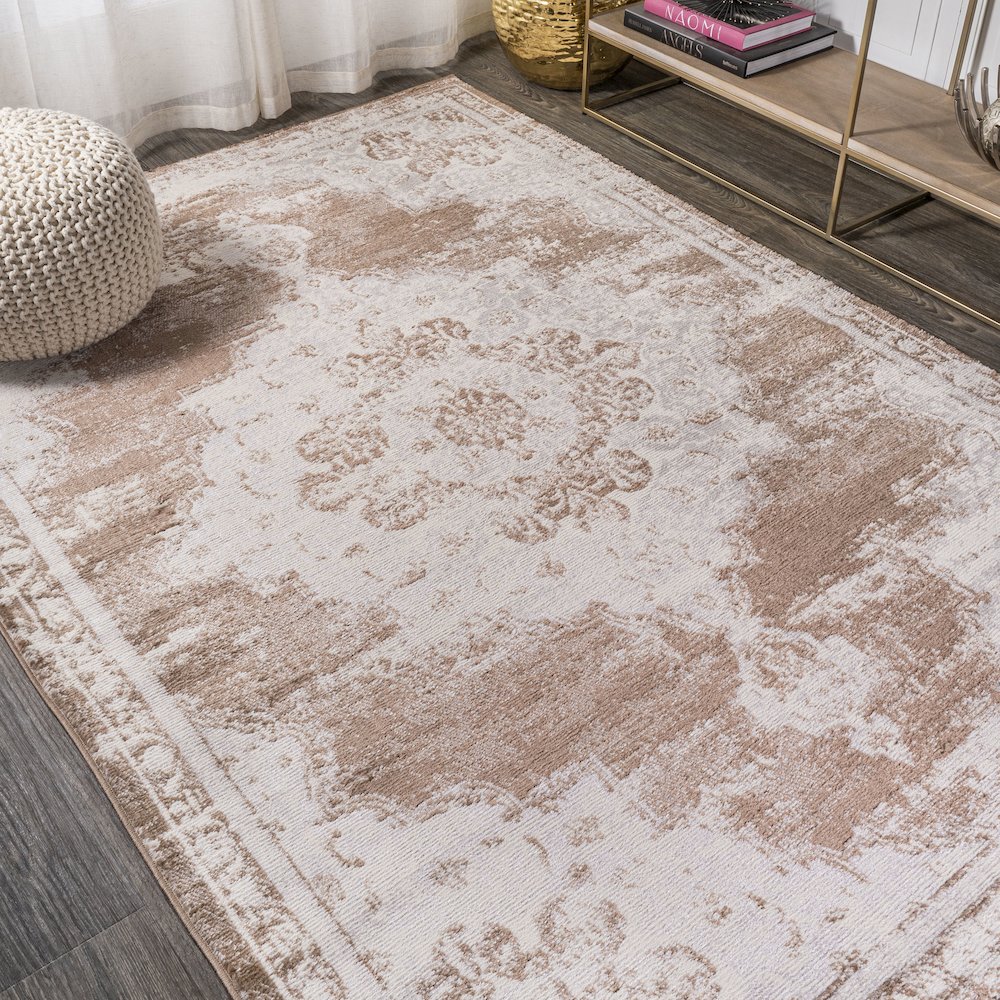 Alhambra Ornate Medallion Modern Area Rug. Picture 4