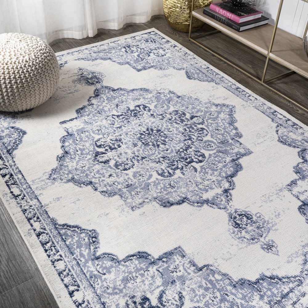 Alhambra Ornate Medallion Modern Area Rug. Picture 4