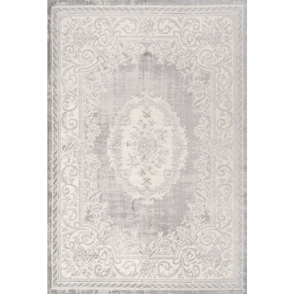 Rosalia Cottage Medallion Area Rug. Picture 1