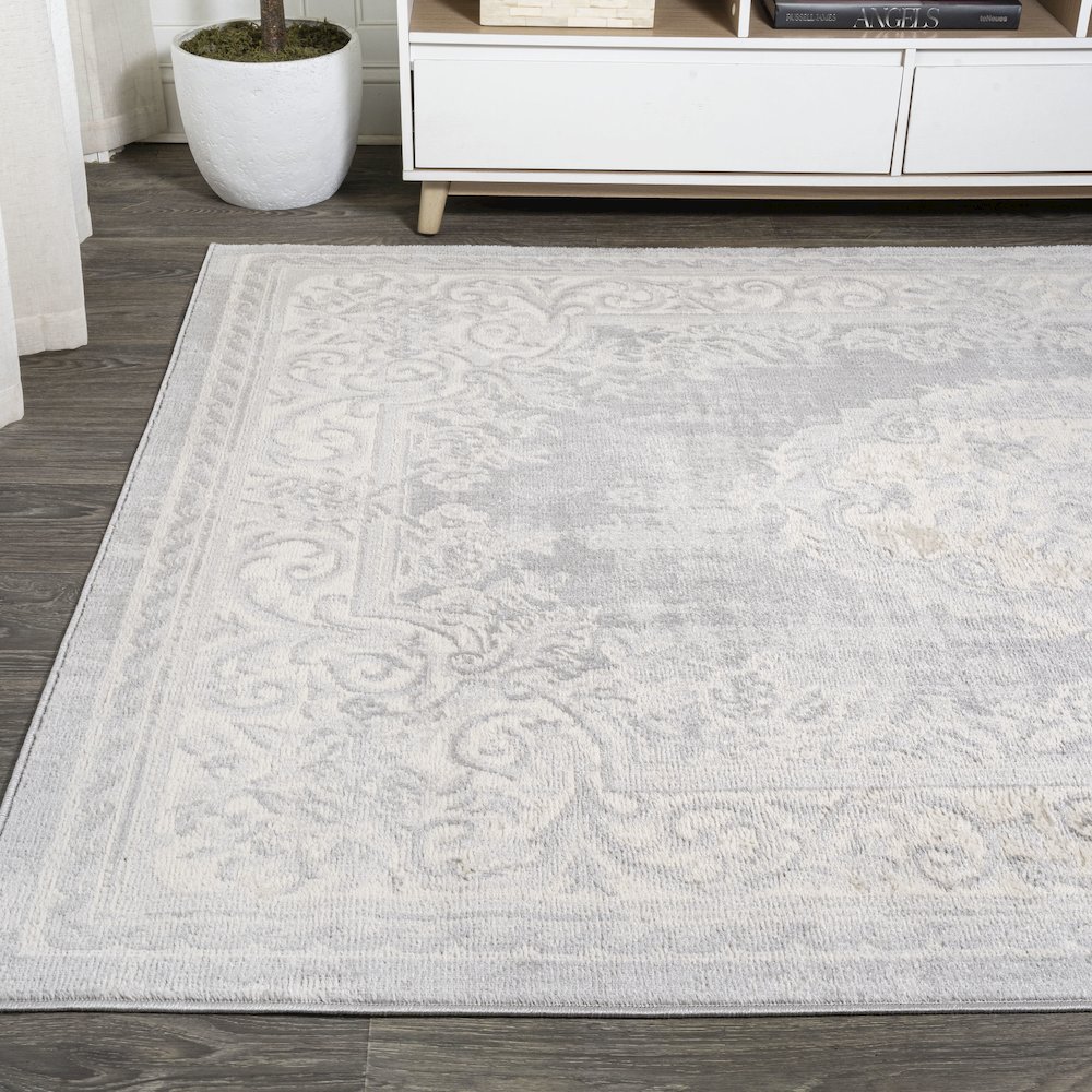 Rosalia Cottage Medallion Area Rug. Picture 3