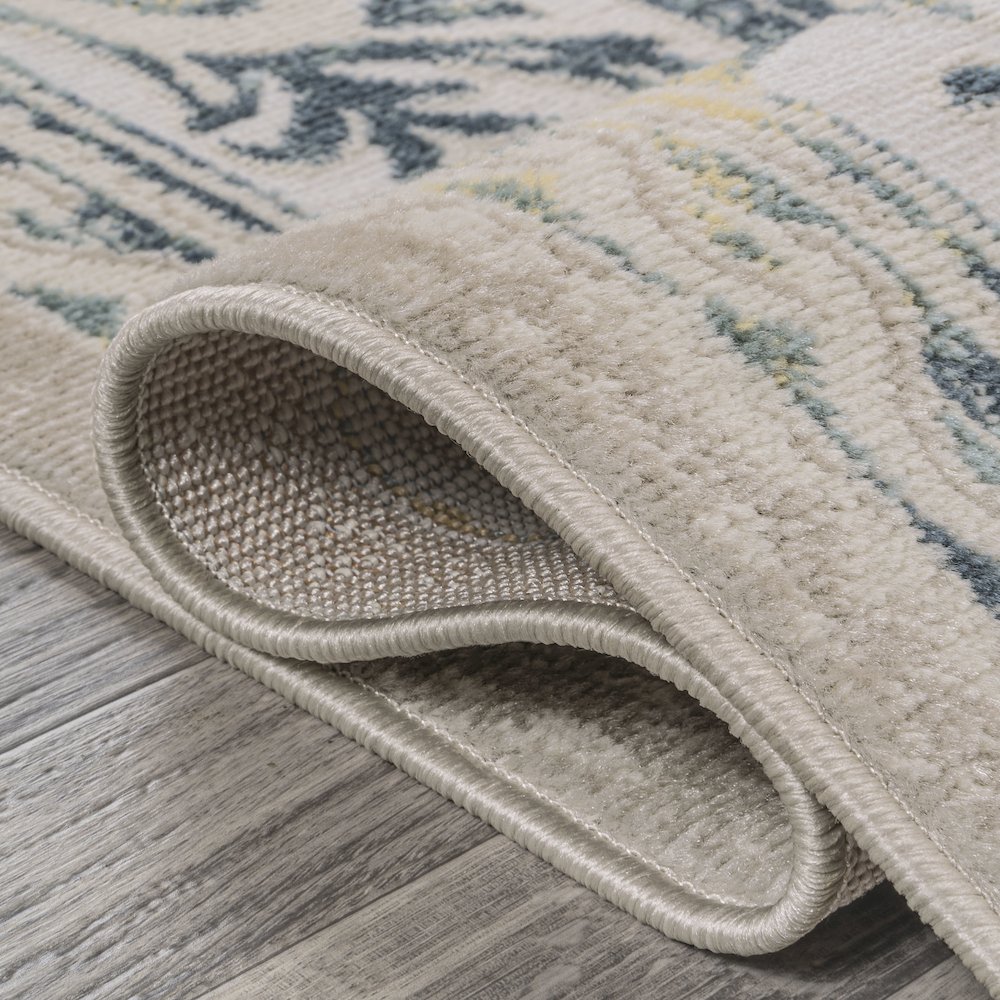 Rosalia Cottage Medallion Area Rug. Picture 9