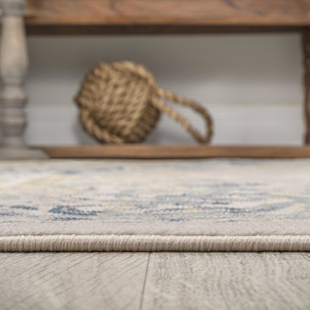Rosalia Cottage Medallion Area Rug. Picture 11