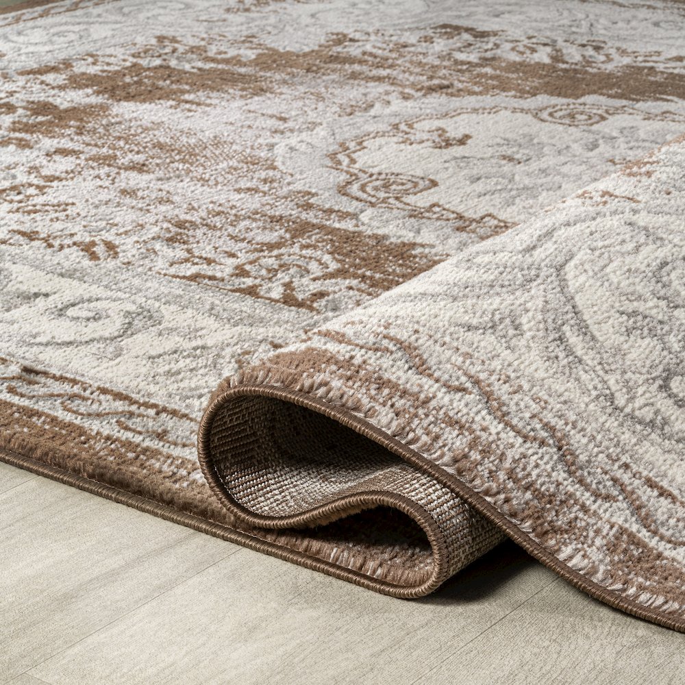 Rosalia Cottage Medallion Area Rug. Picture 7