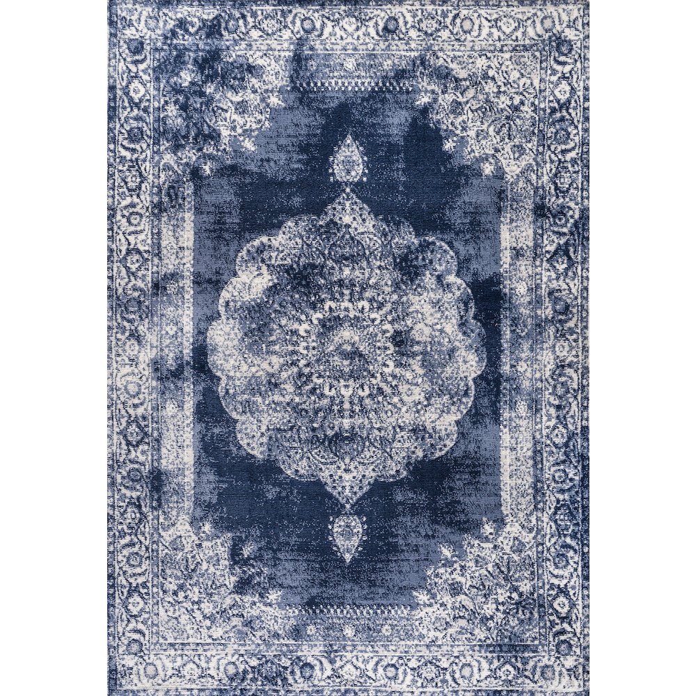 Kelly Rosalia Cottage Medallion Area Rug. Picture 1