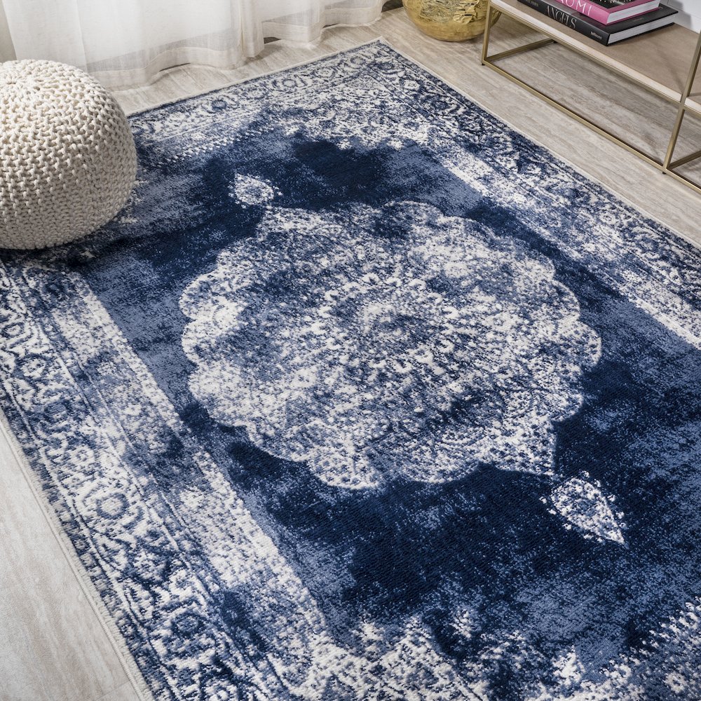 Kelly Rosalia Cottage Medallion Area Rug. Picture 4