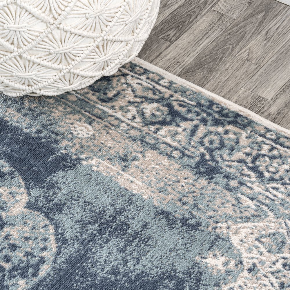 Kelly Rosalia Cottage Medallion Area Rug. Picture 7