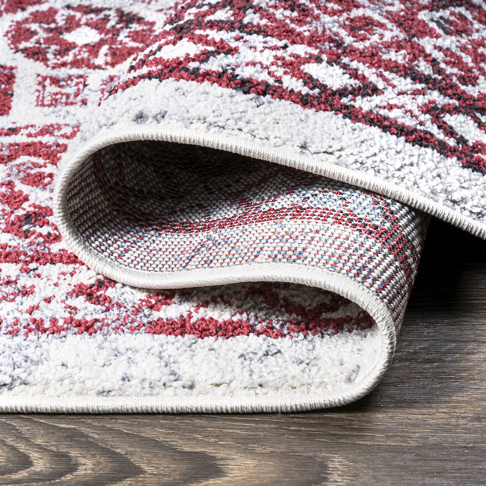Boho Cottage Medallion Area Rug. Picture 8