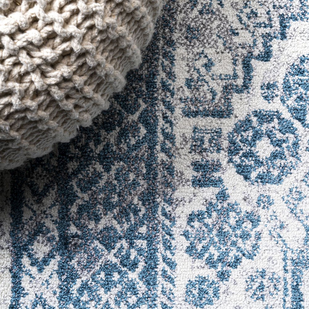 Boho Cottage Medallion Area Rug. Picture 4