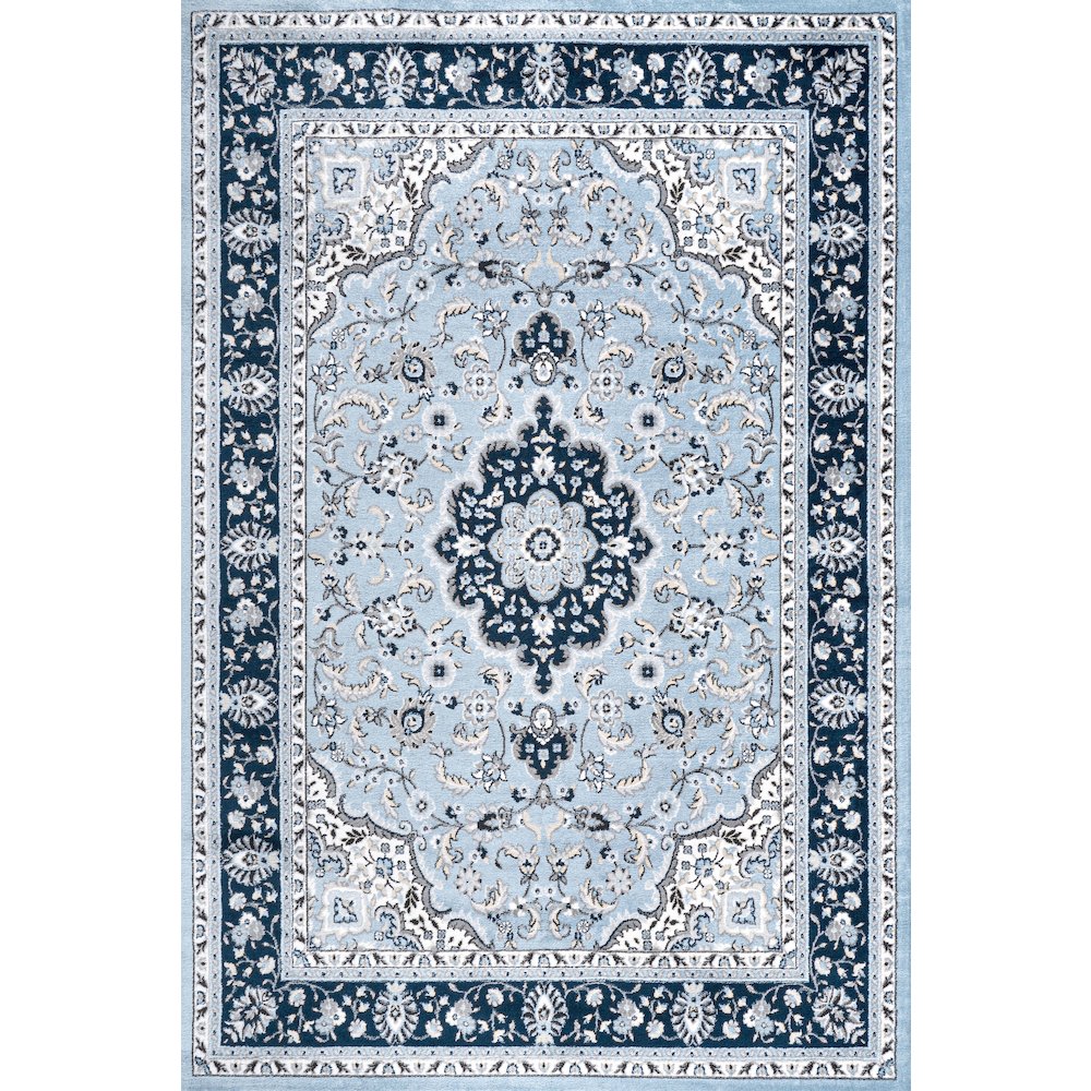 Palmette Modern Persian Floral Area Rug. Picture 1