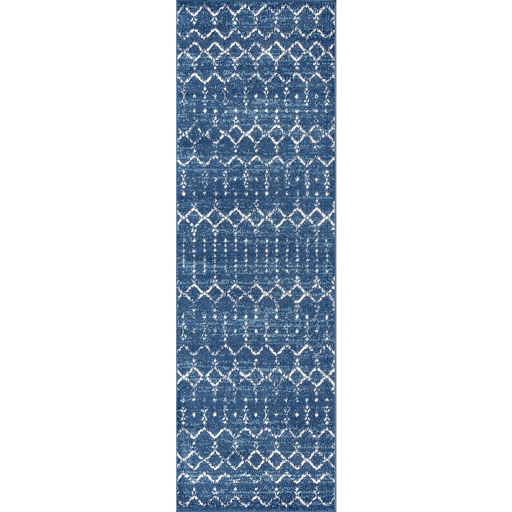Moroccan Hype Boho Vintage Diamond Area Rug. Picture 1